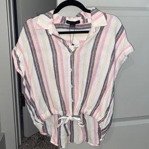 Sanctuary Short Sleeve Button Down Shirt